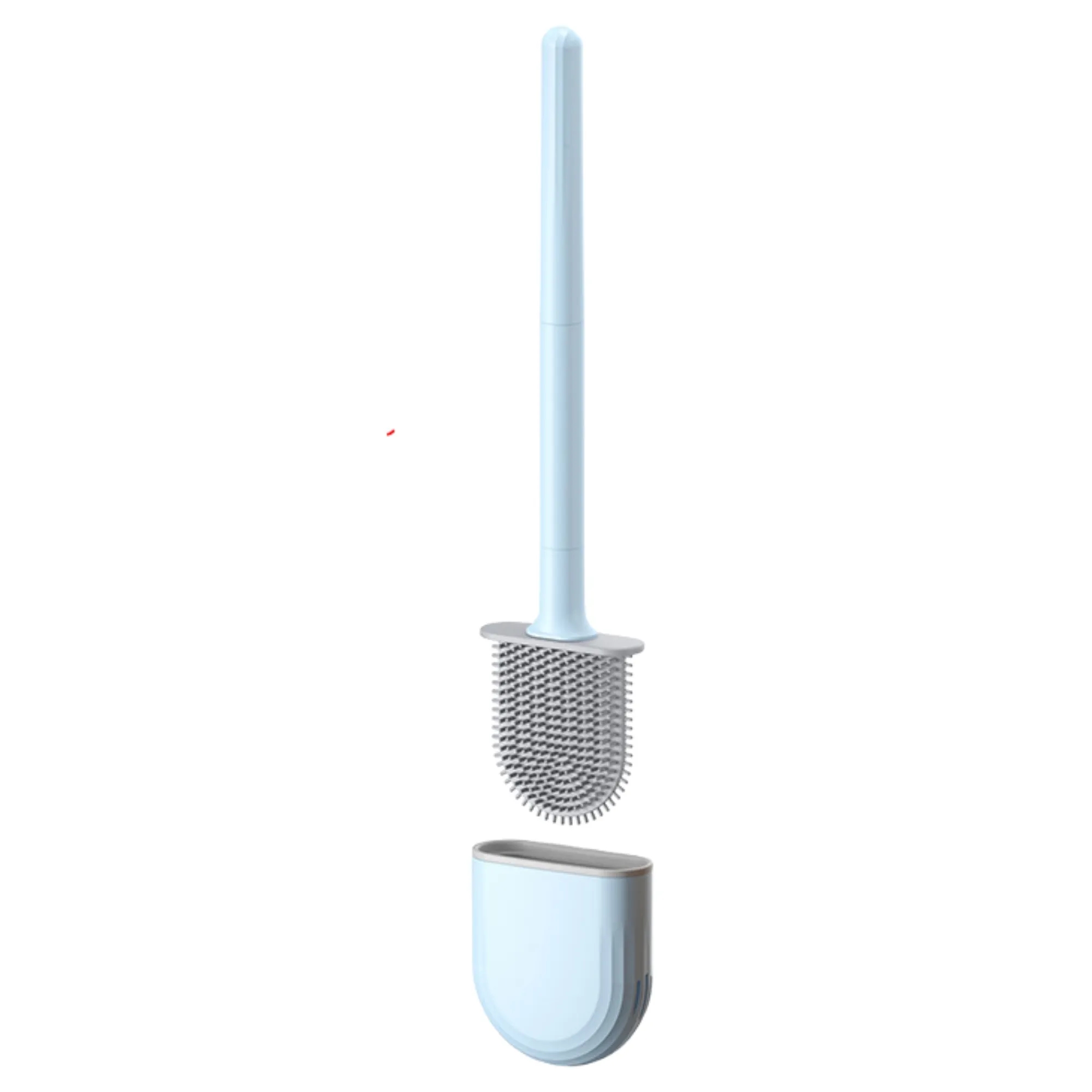 Soft TPR Wall - Mounted Detachable Handle Toilet Brush 5