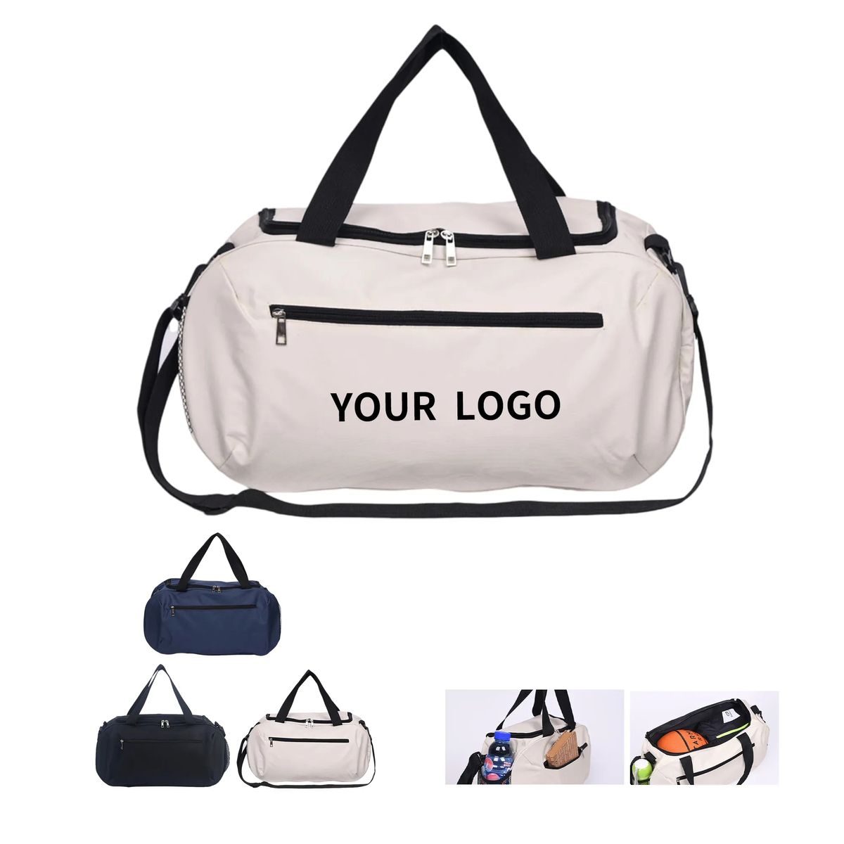 Sports Duffle Bag with Multiple Pockets for Gear 3