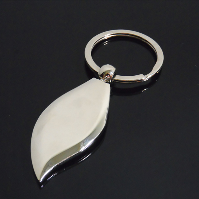 Creative Leaf Shape Metal Key Chain 1