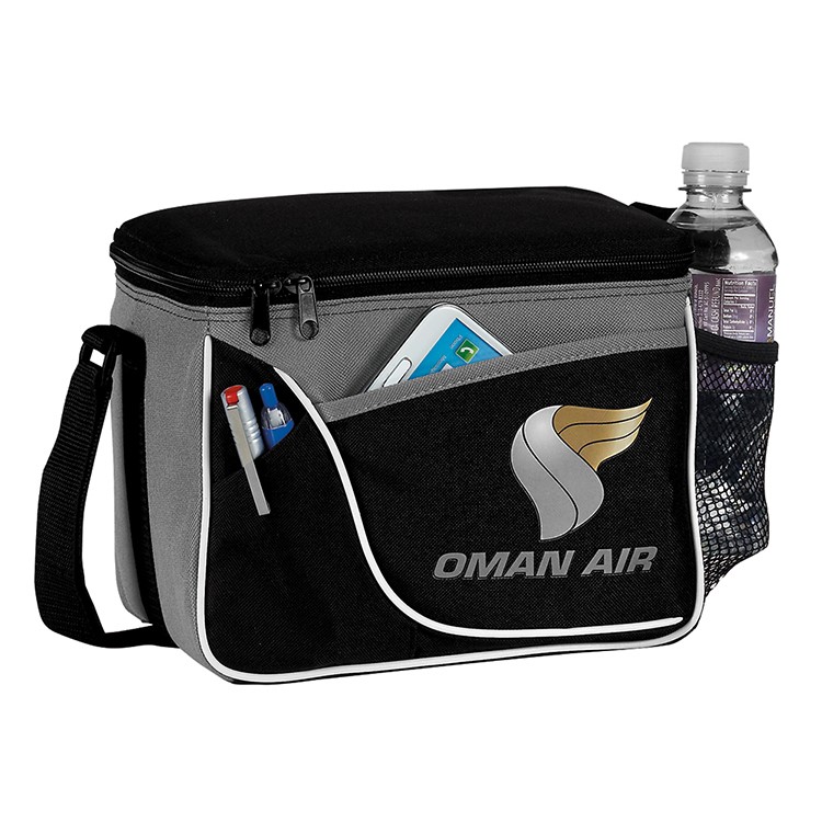 Wavy Two-Tone Insulated 6 Pack Cooler 8