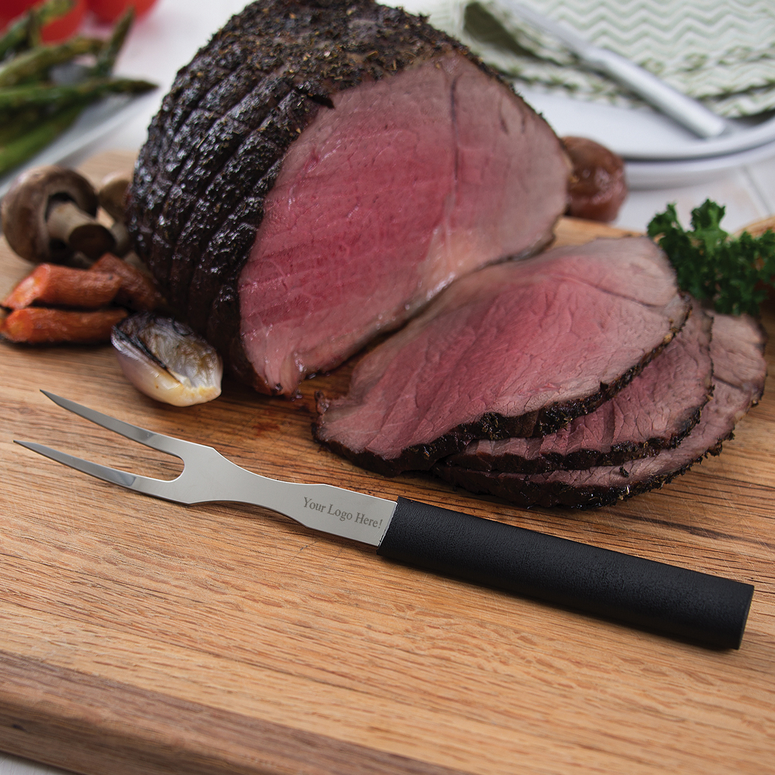 Carving Fork w/Black Handle 4