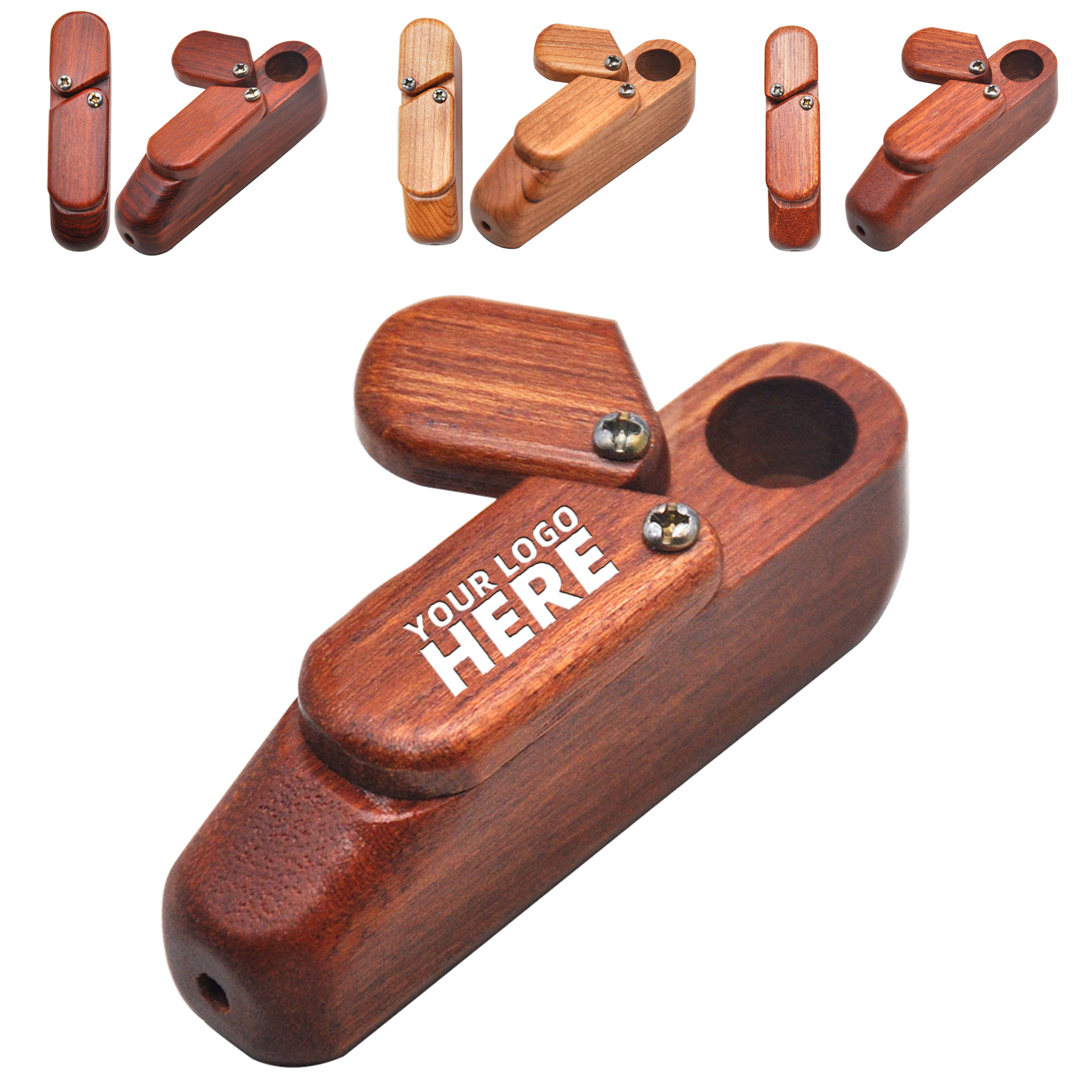Wood Smoking Pipe 2
