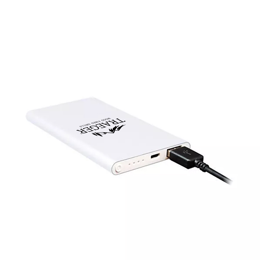 Sleek 4000mAh Power Bank W/Metal Case Wrap 14