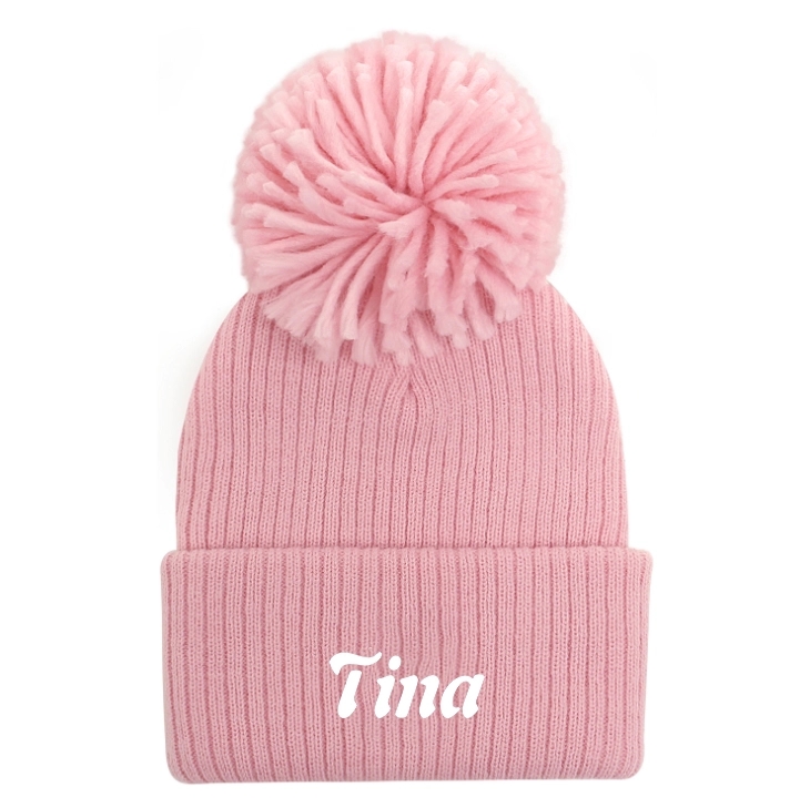 Baby Knit Pom Beanie With Cuff 6