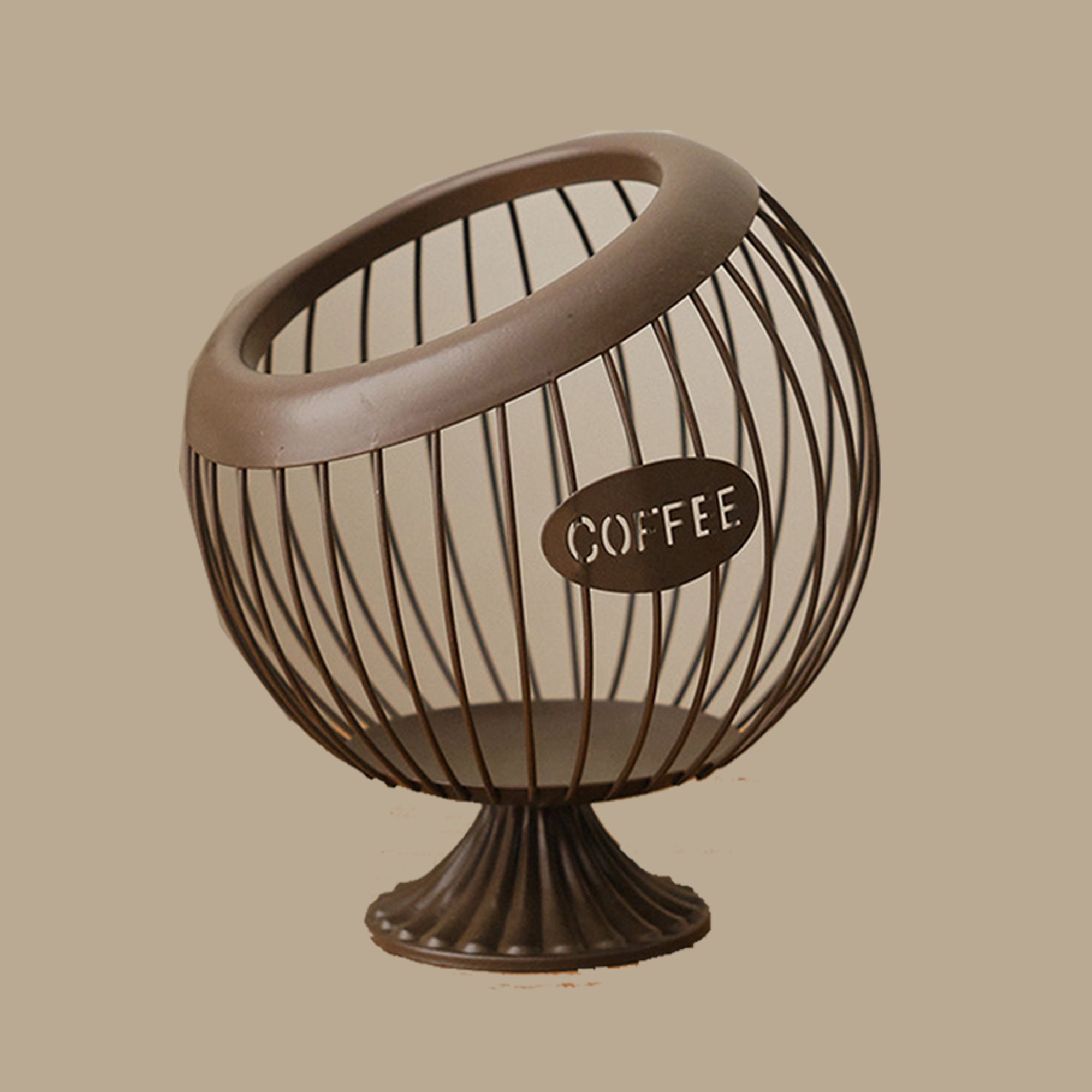 Iron Spherical Fruit Basket 2