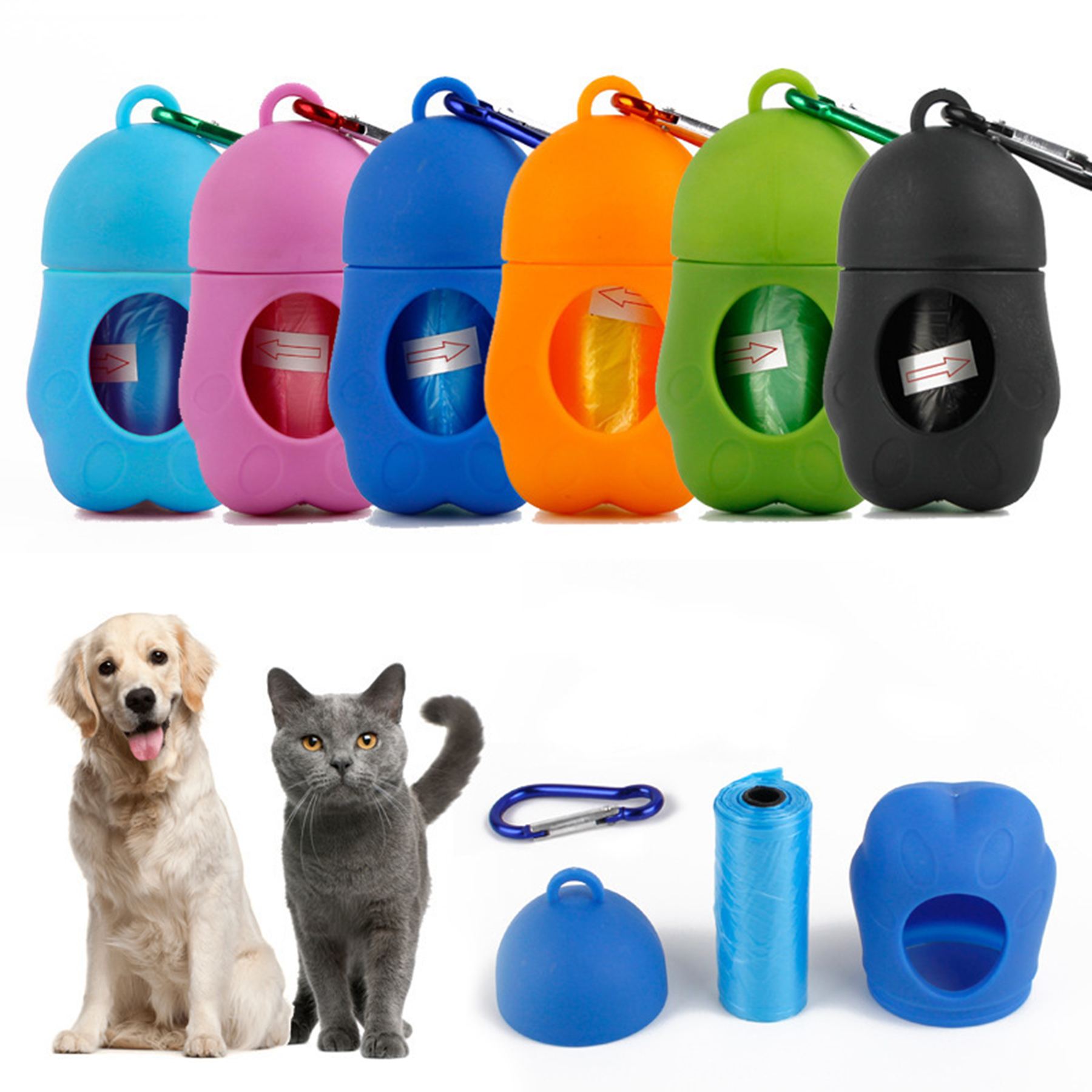 Dog Poop Waste Bag Holder 4