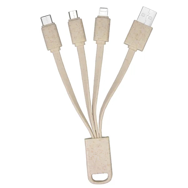 Eco Wheat Straw 4 in 1 Charging Cables 7