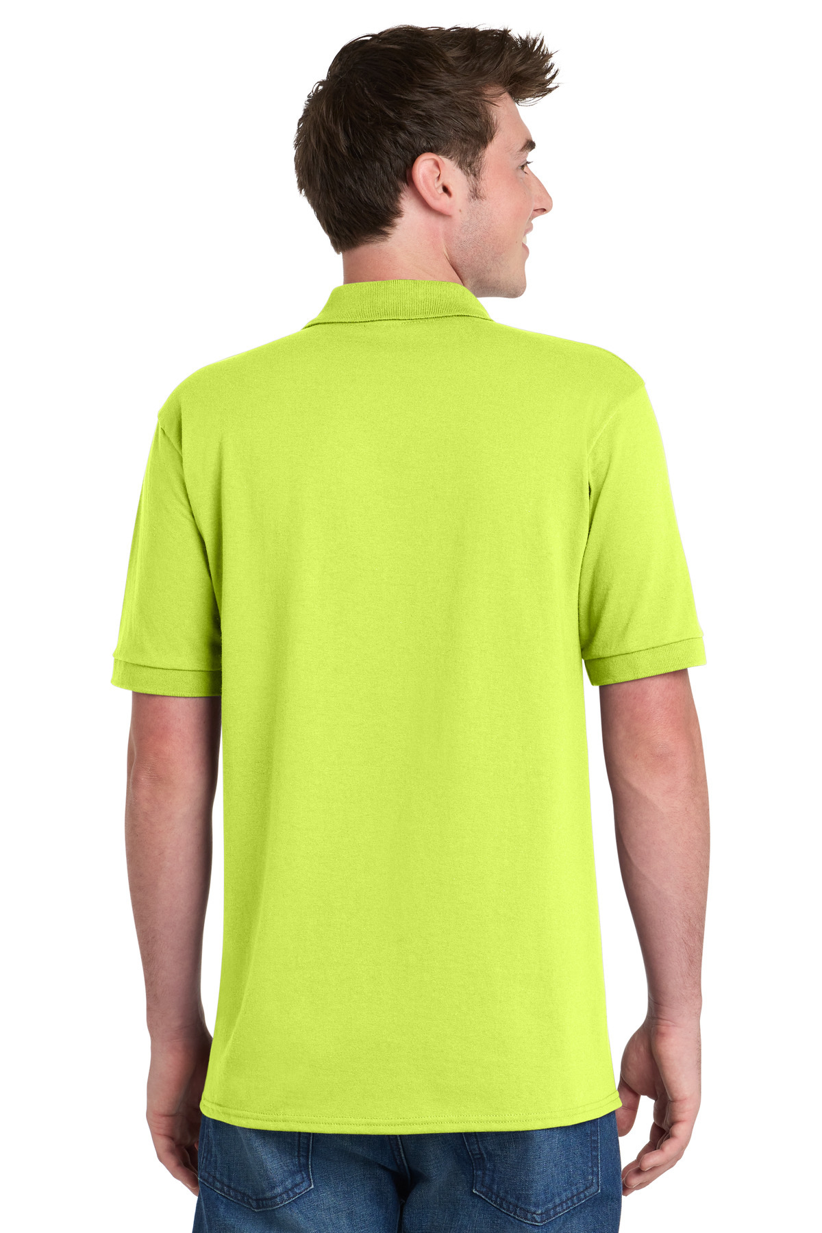 Port & Co Core Blend Jersey Knit Pocket Polo. KP55P 65