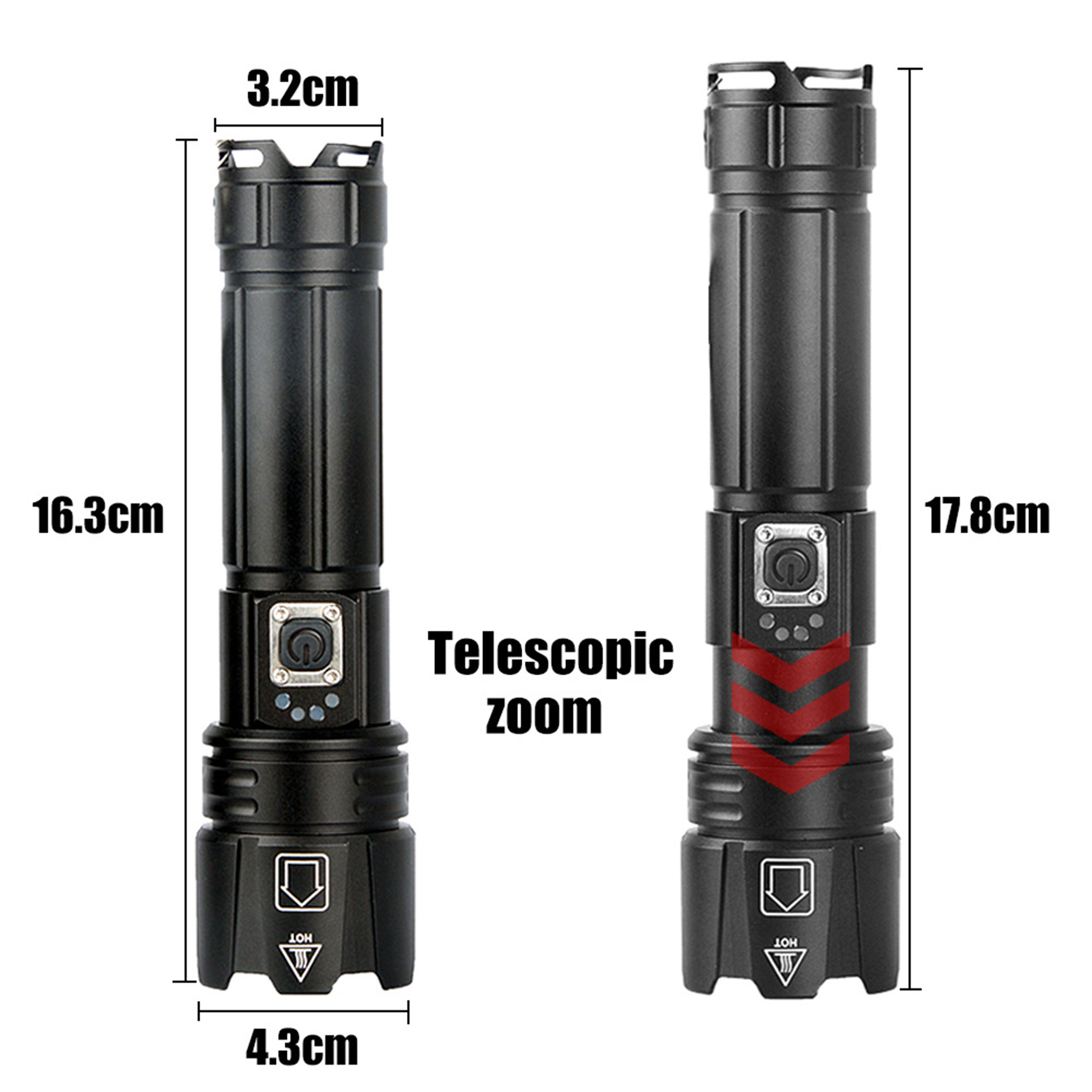 Rechargeable Flashlights High Lumens 2