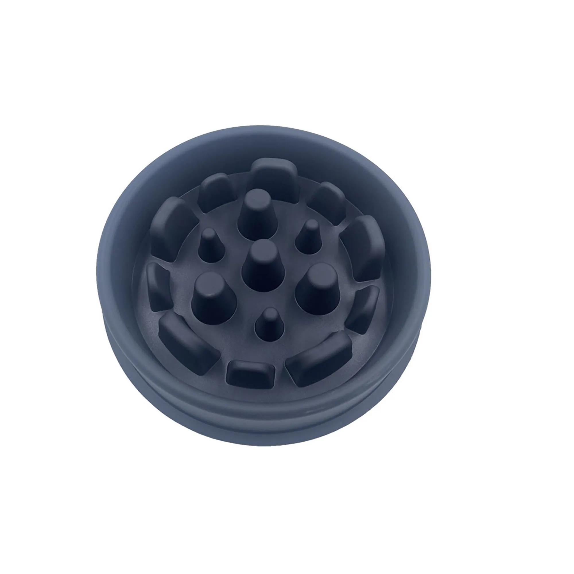 Anti-Choke Slow Feeder Pet Bowl 8.75"x8.75"x2.25" 7