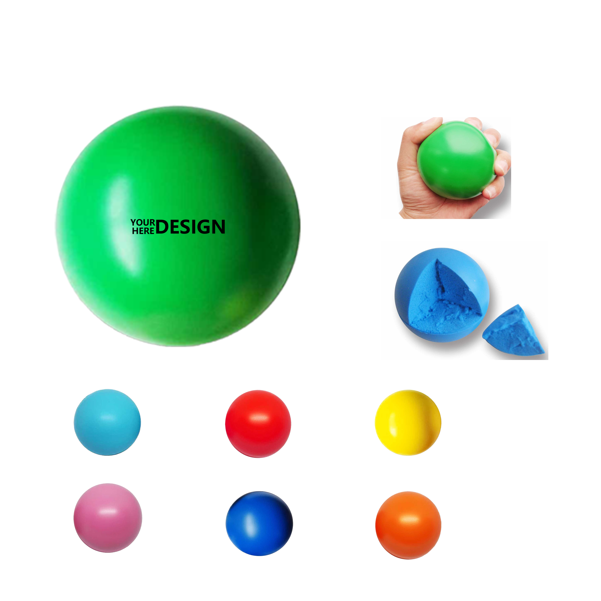 Soft Grip PU Strength Ball 5