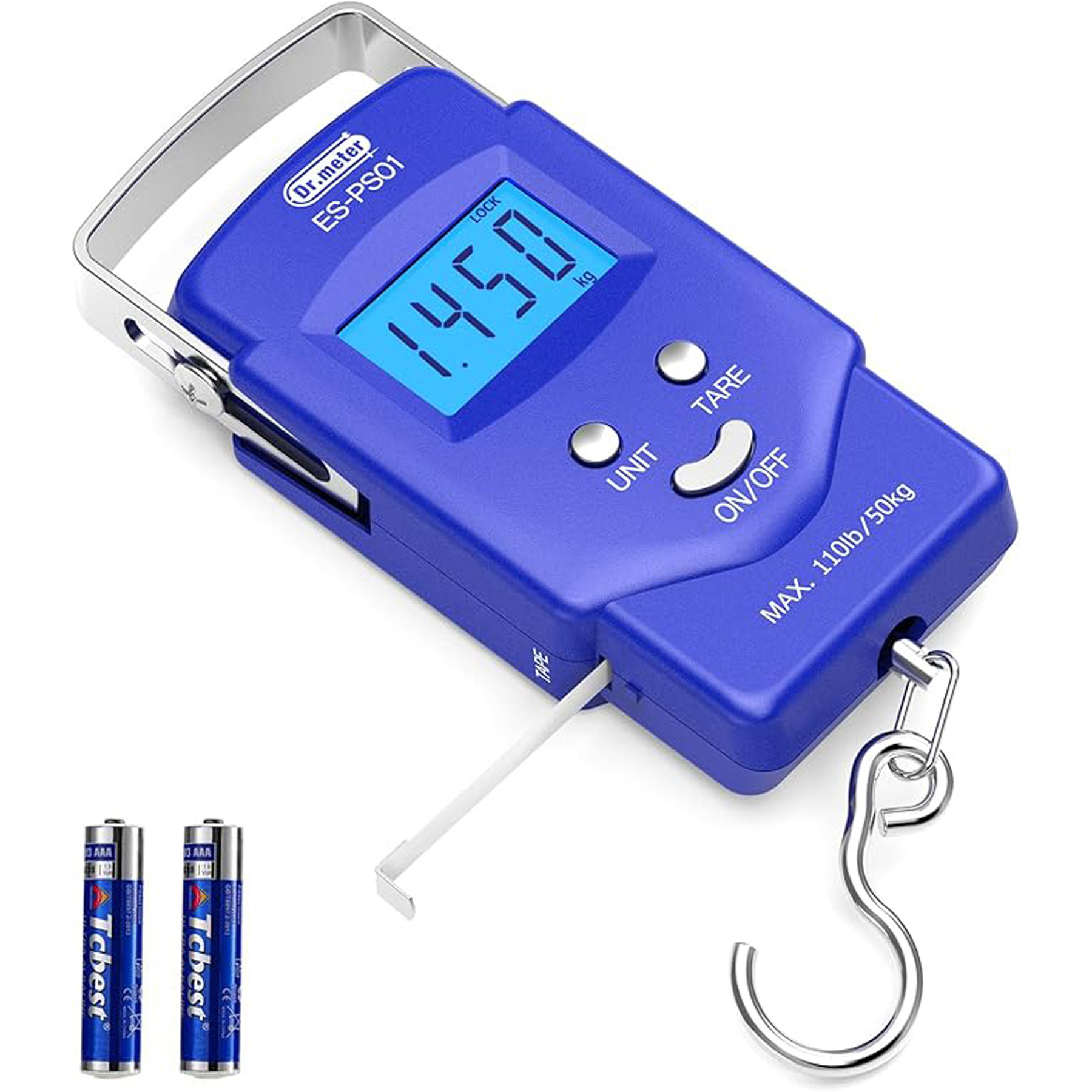 Digital Fishing Luggage Scale with Backlit LCD 2