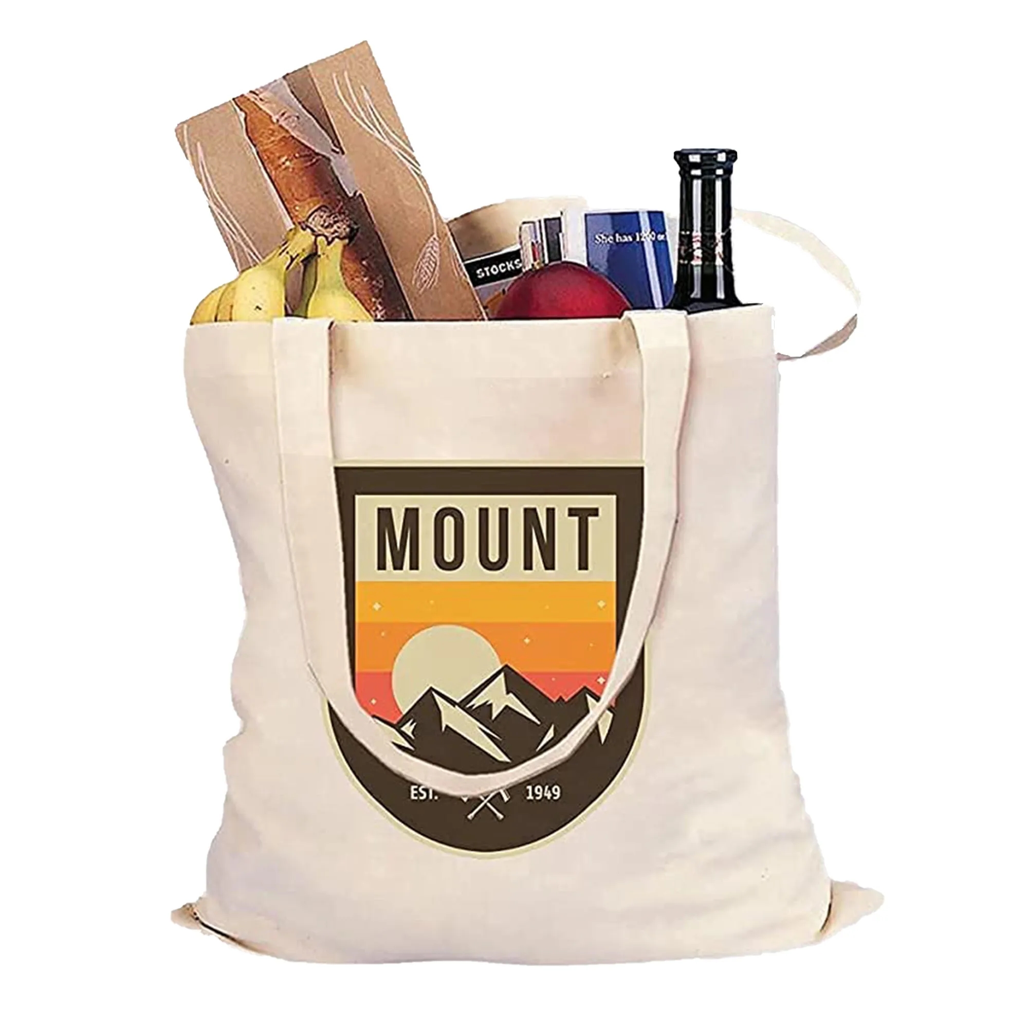 Custom Tote Canvas Bag, custom tote bag with logo imprint 2