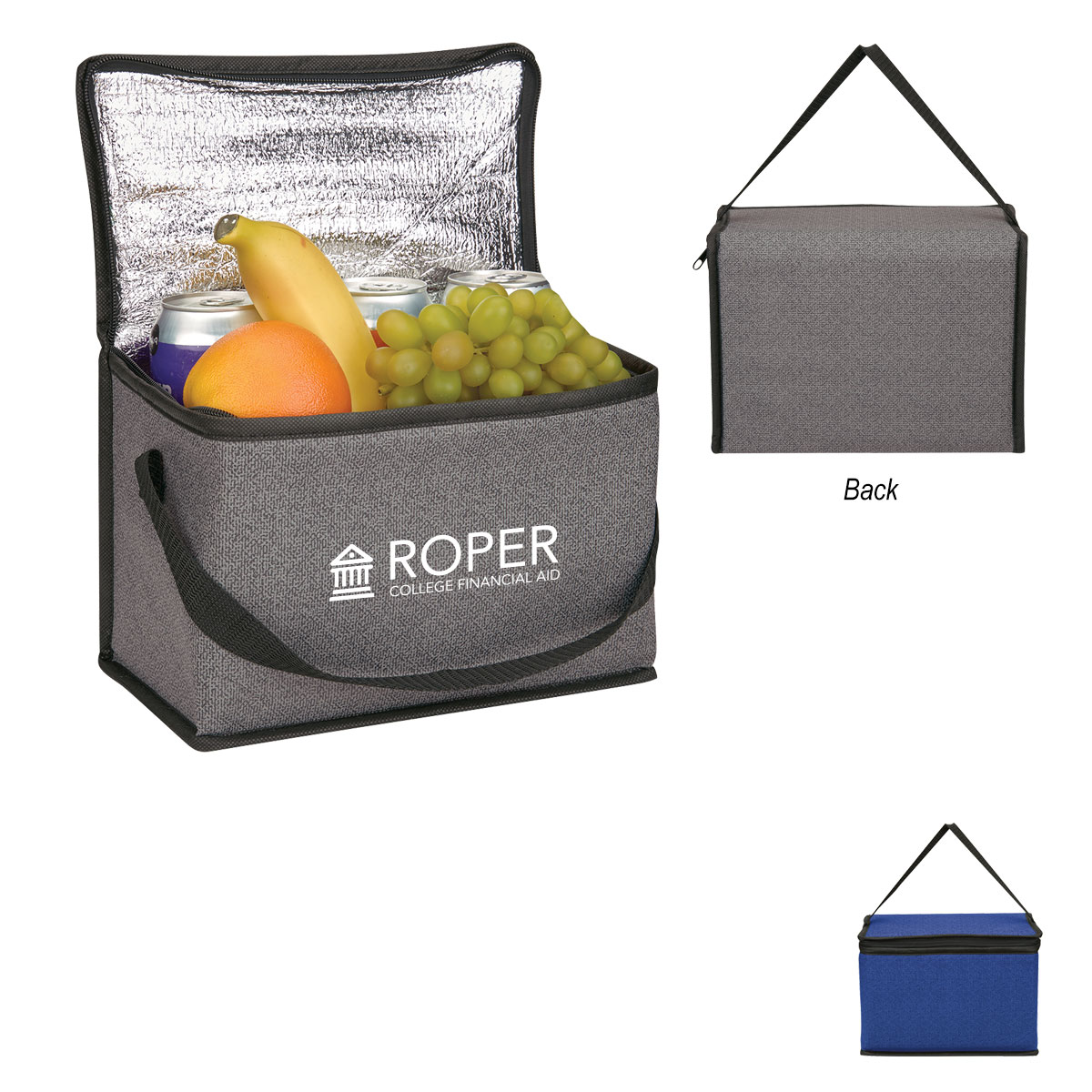 Heathered Non-Woven Cooler Lunch Bag 2