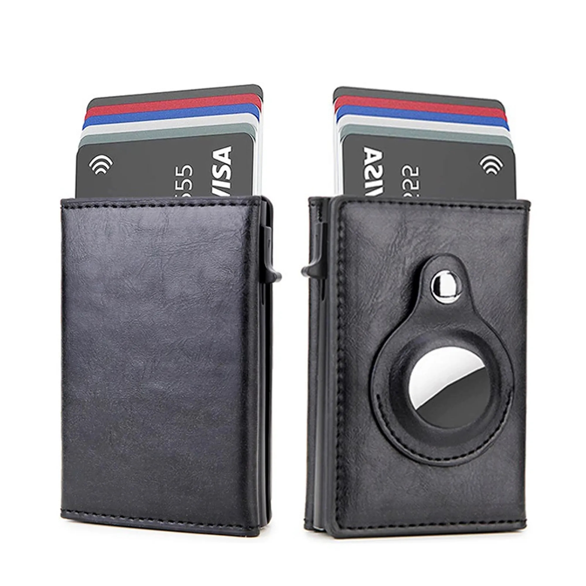 Pop Up RFID Blocking Slim Man Wallet Metal Card Holder 3