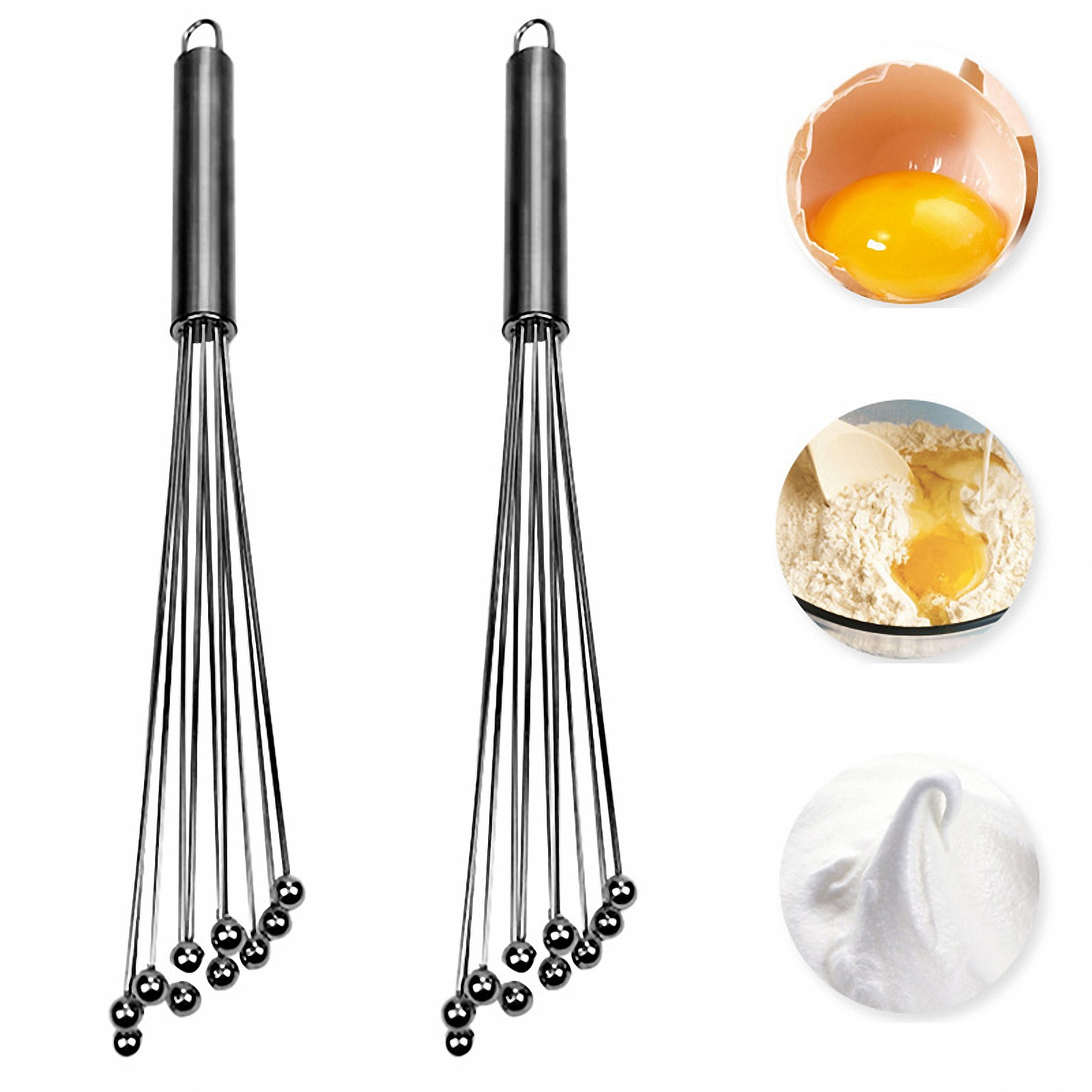 10" Stainless Steel Kitchen Whisk 1