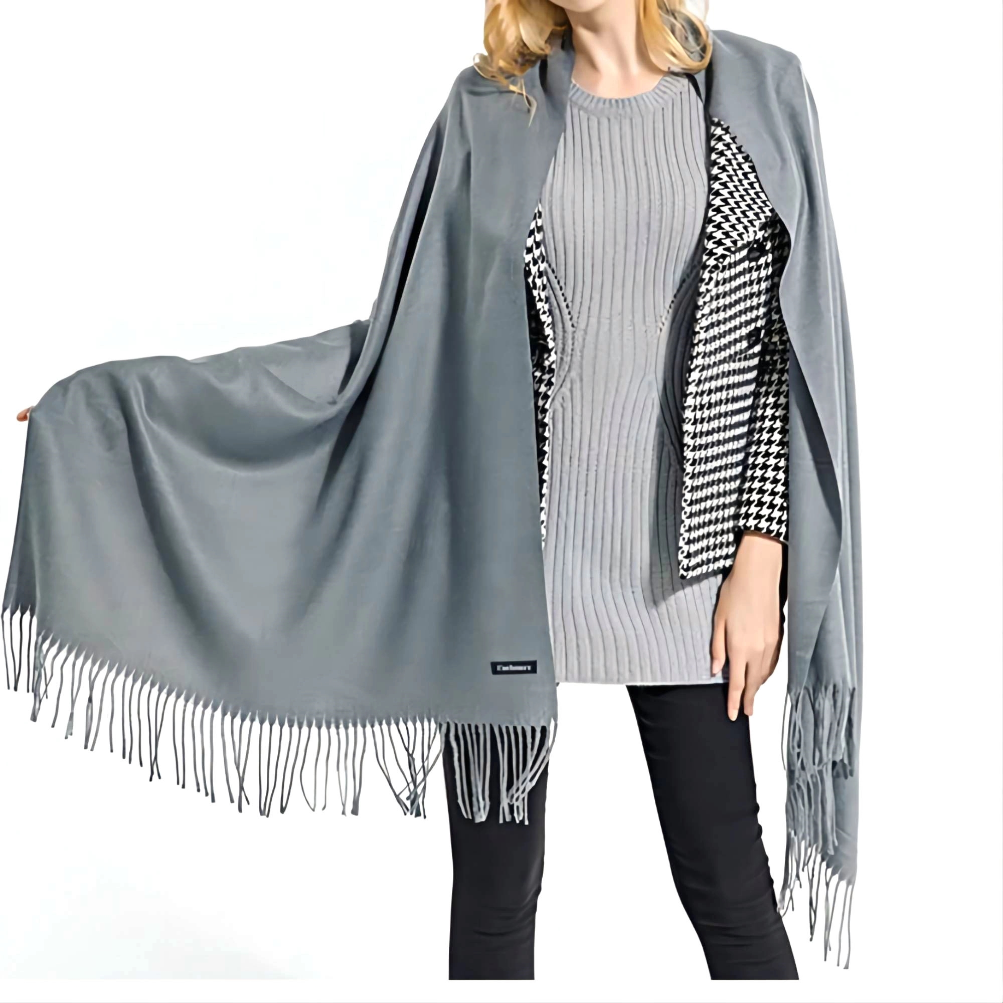 Autumn Faux Cashmere Scarf MOQ 100PCS 2