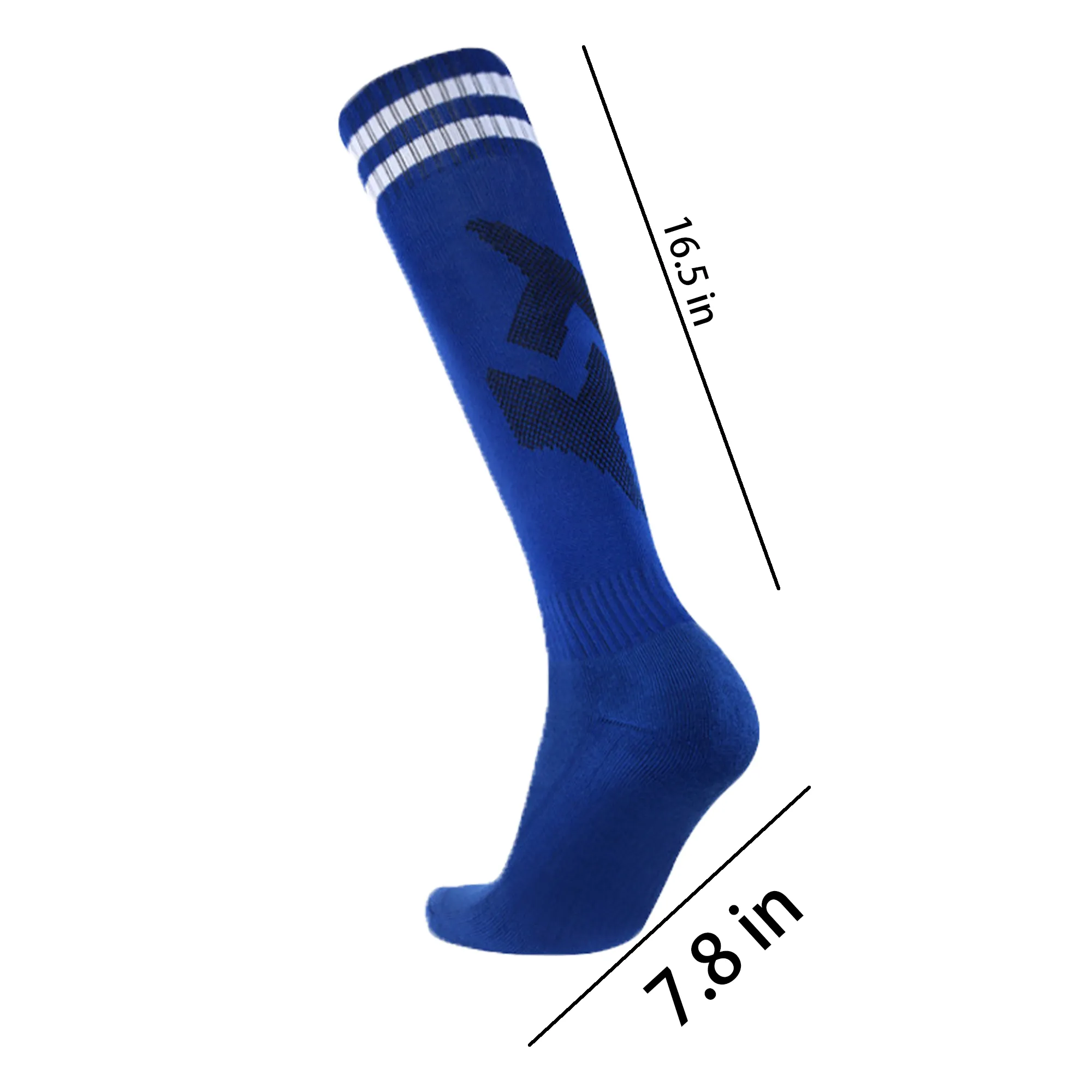 Anti-Slip Over-Knee Towel Soccer Socks 5