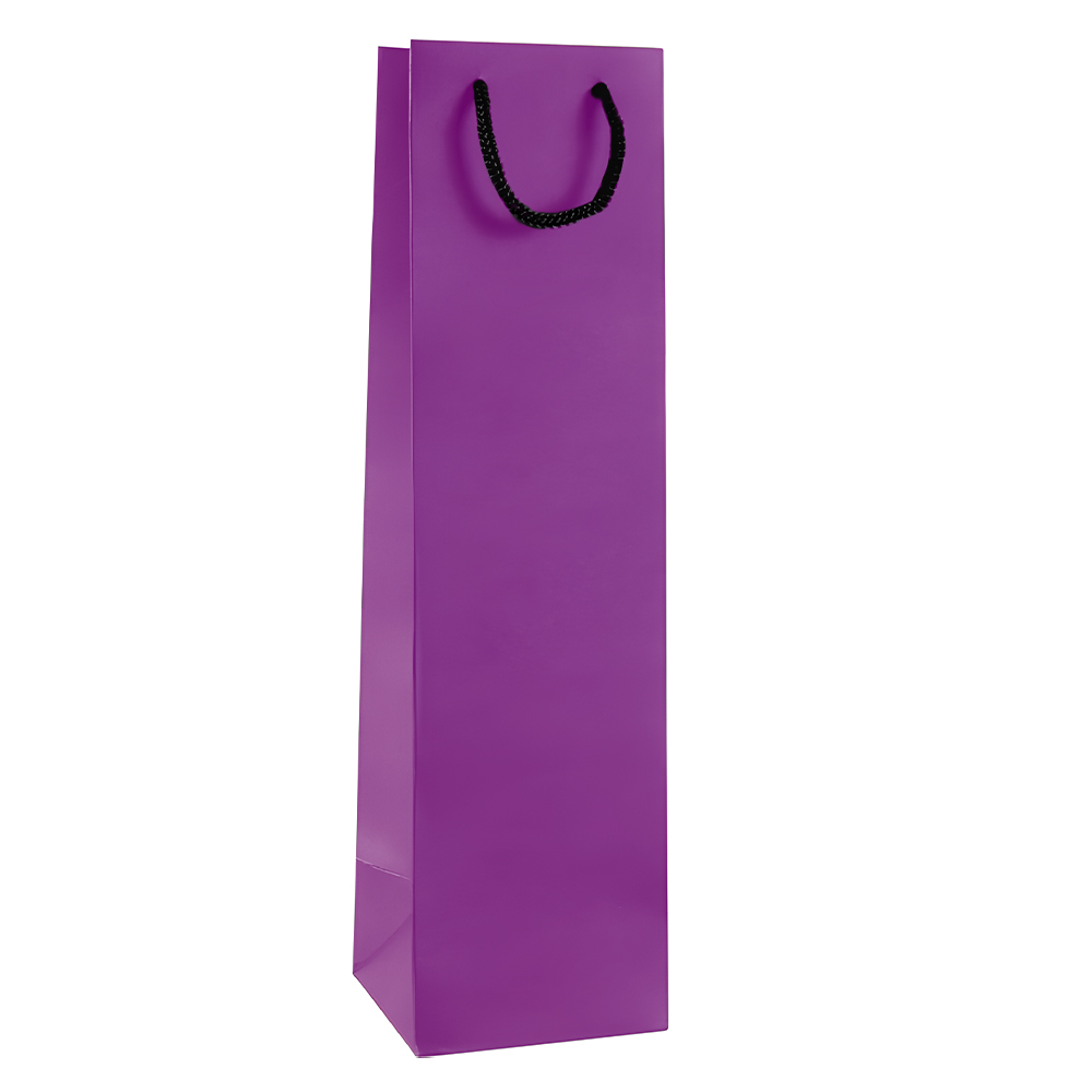 European Heavy Wine Paper Bag - Matte Laminated 16