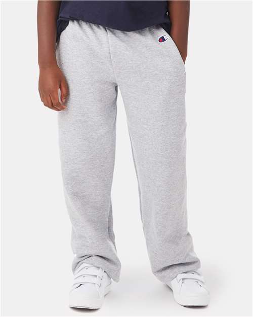 Youth Powerblend® Open-Bottom Sweatpants with Pockets - P890 3