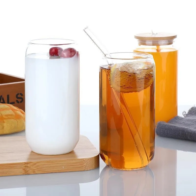 16OZ Glass Mason Jar With Lid And Straw 2