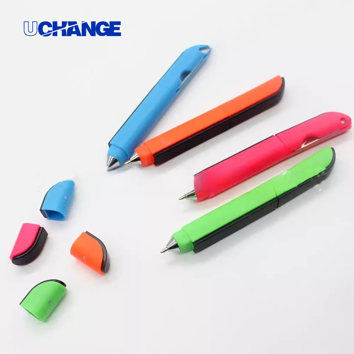 Multi-Function Ballpoint Pen With Scissors & Ruler 2