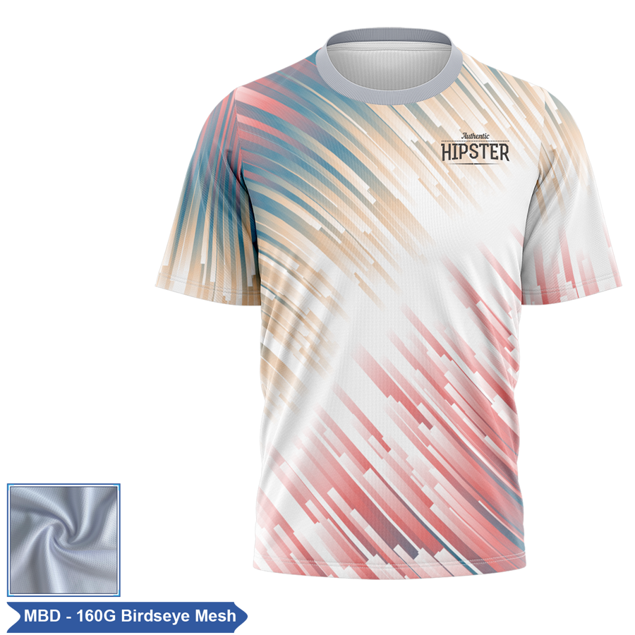 Unisex & Kids' Sublimation Birdseye Short Sleeve T-Shirt 5