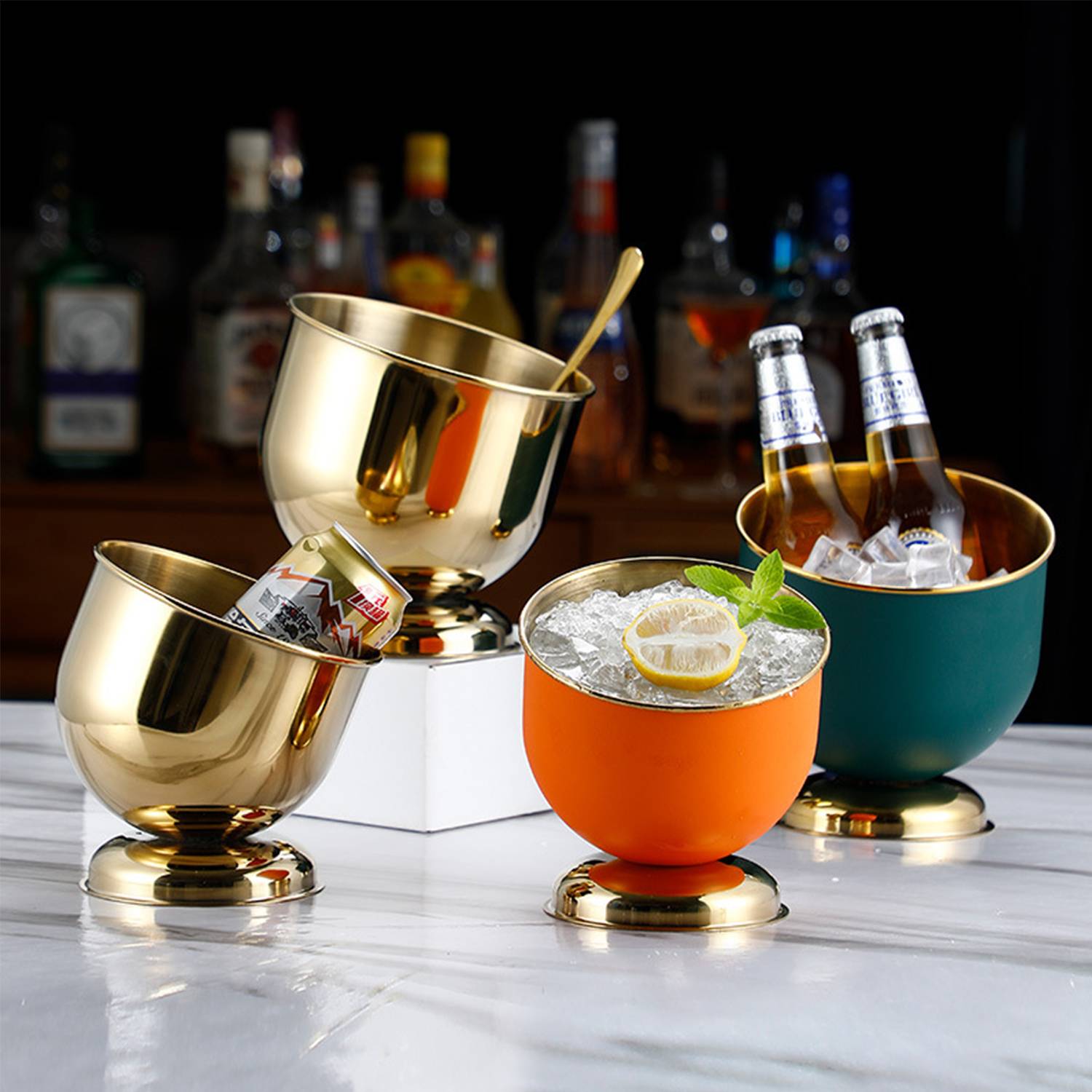 Stainless Steel Ice Bucket 3