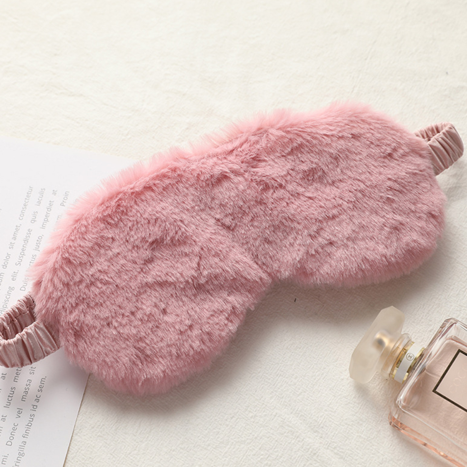 Rabbit Hair Blackout Sleep Mask 2