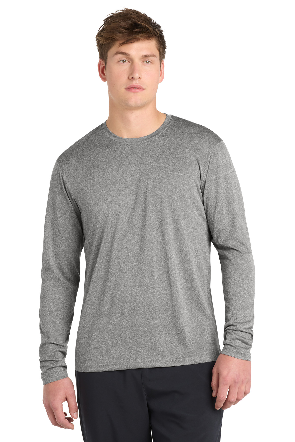 Sport-Tek Long Sleeve Heather Contender Tee. ST360LS 28