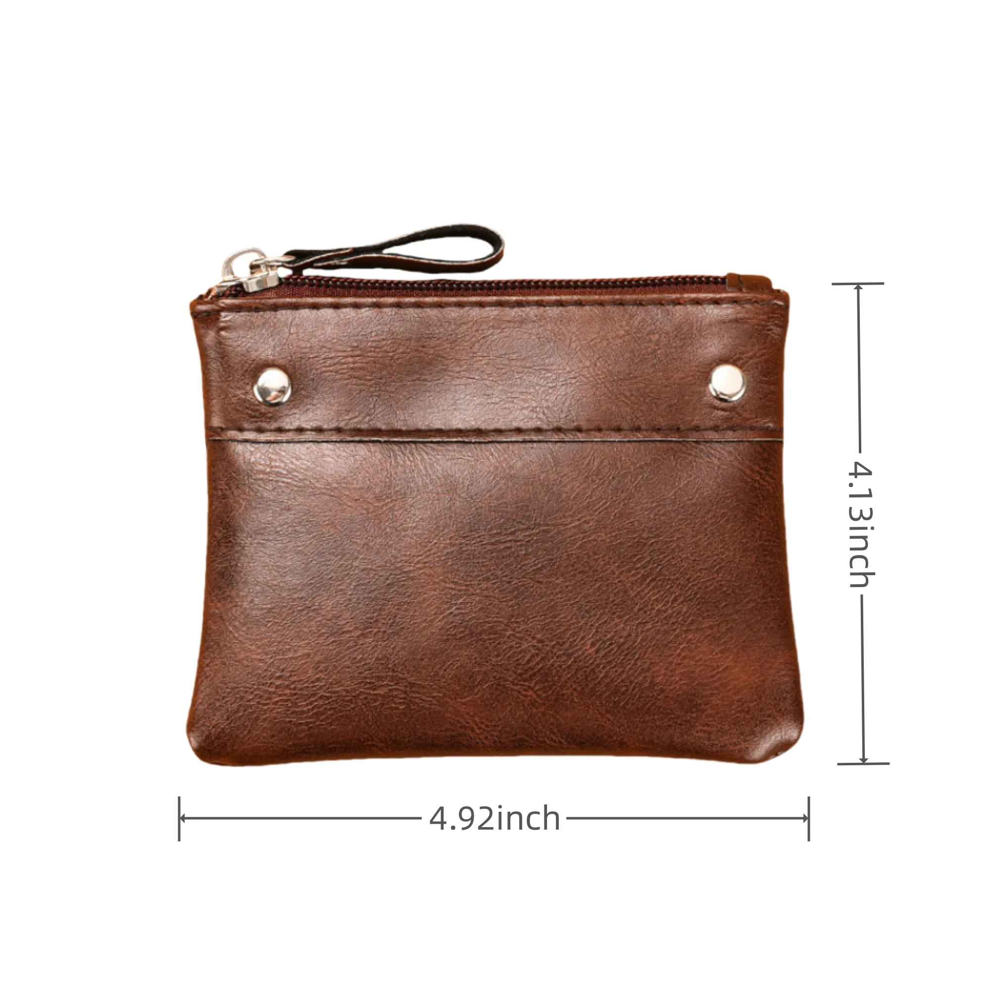 Mini PU Zipper Coin Bag 2