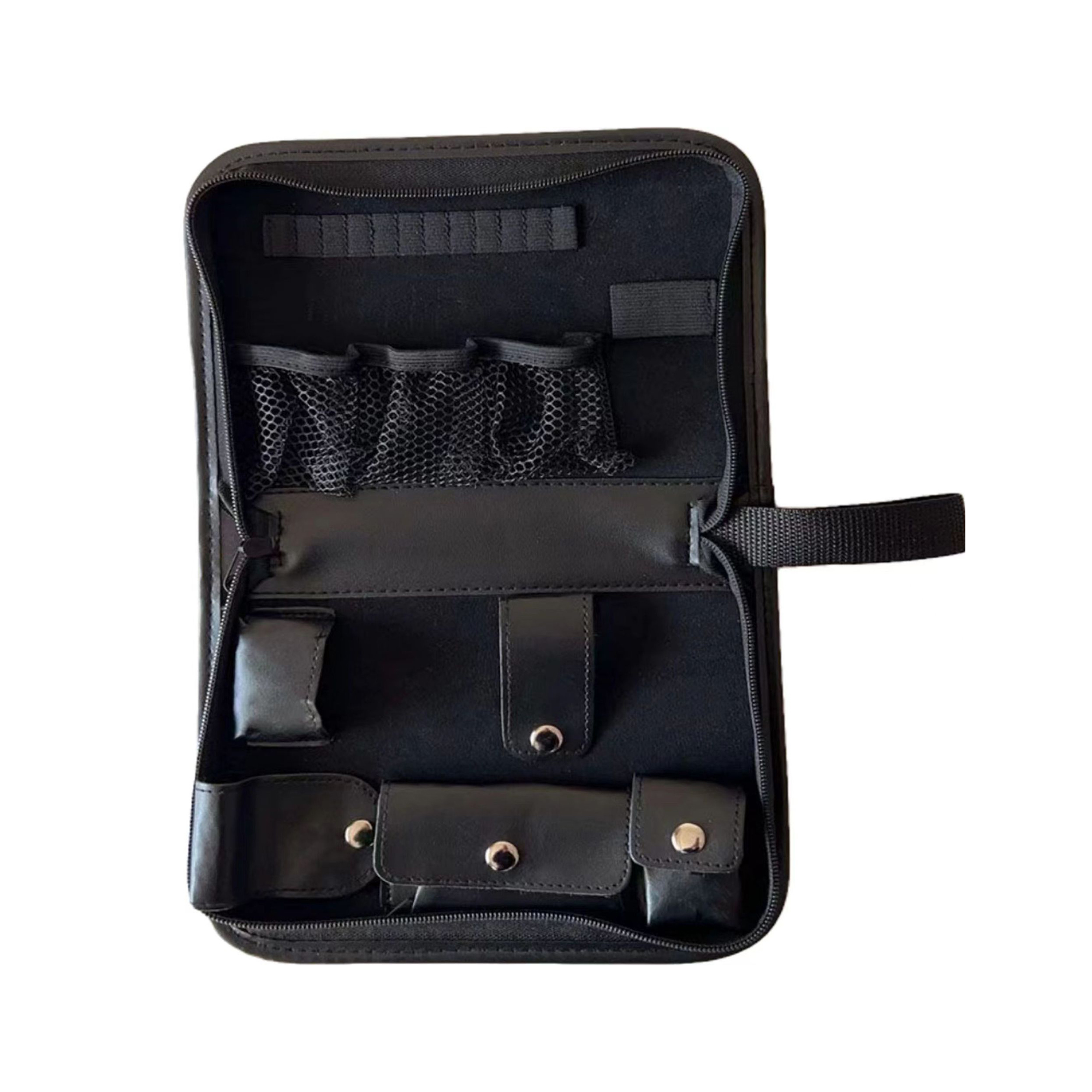 Compact Leather Golf Accessory Storage Bag 1