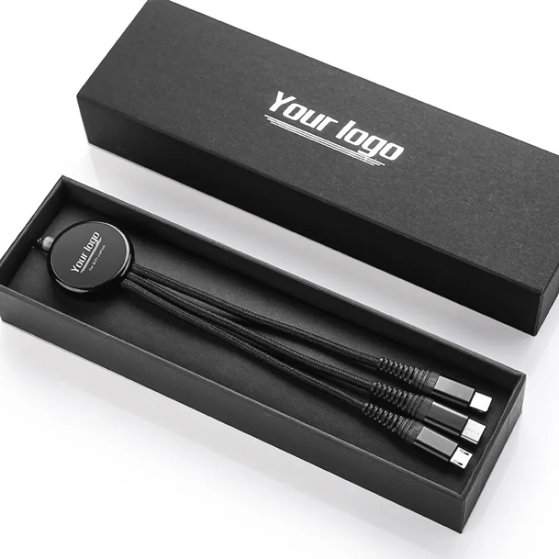 Custom LED Glow Logo 3-in-1 USB Cable 9
