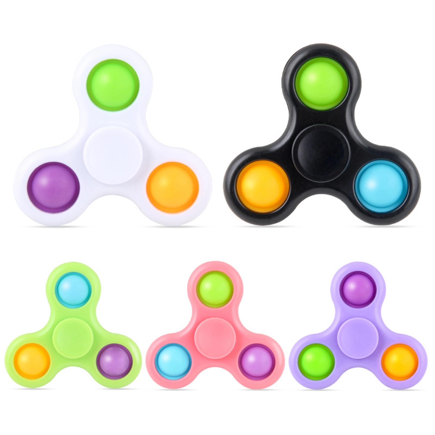 Push Pop Rotatable Fidget Spinner Toy 13