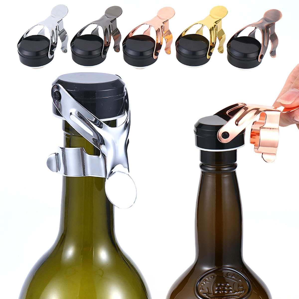 Stainless Steel Champagne Stopper 4