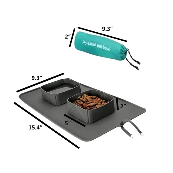 Silicone Folding Pet Bowl 2