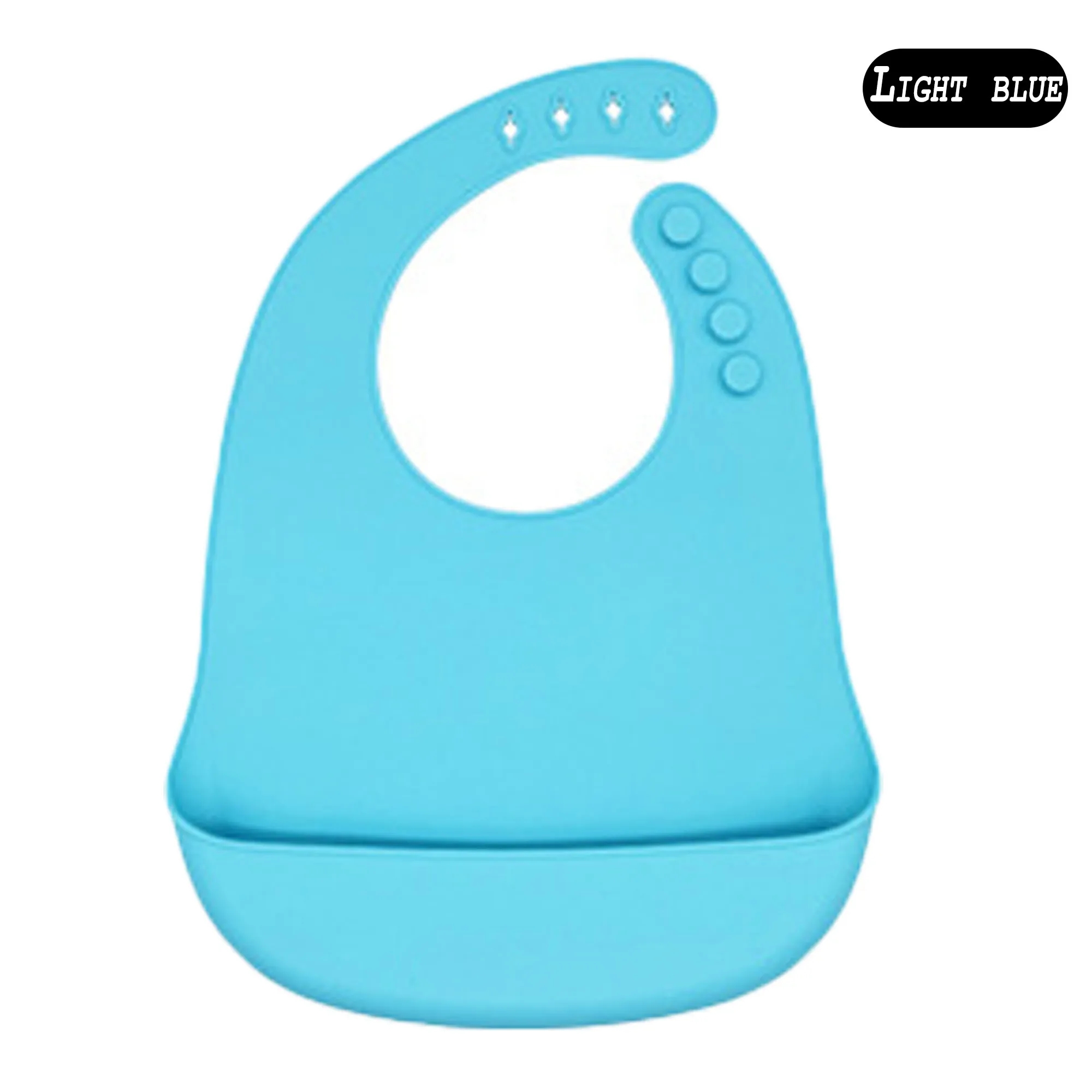 Silicone Waterproof Baby Feeding Bib 2