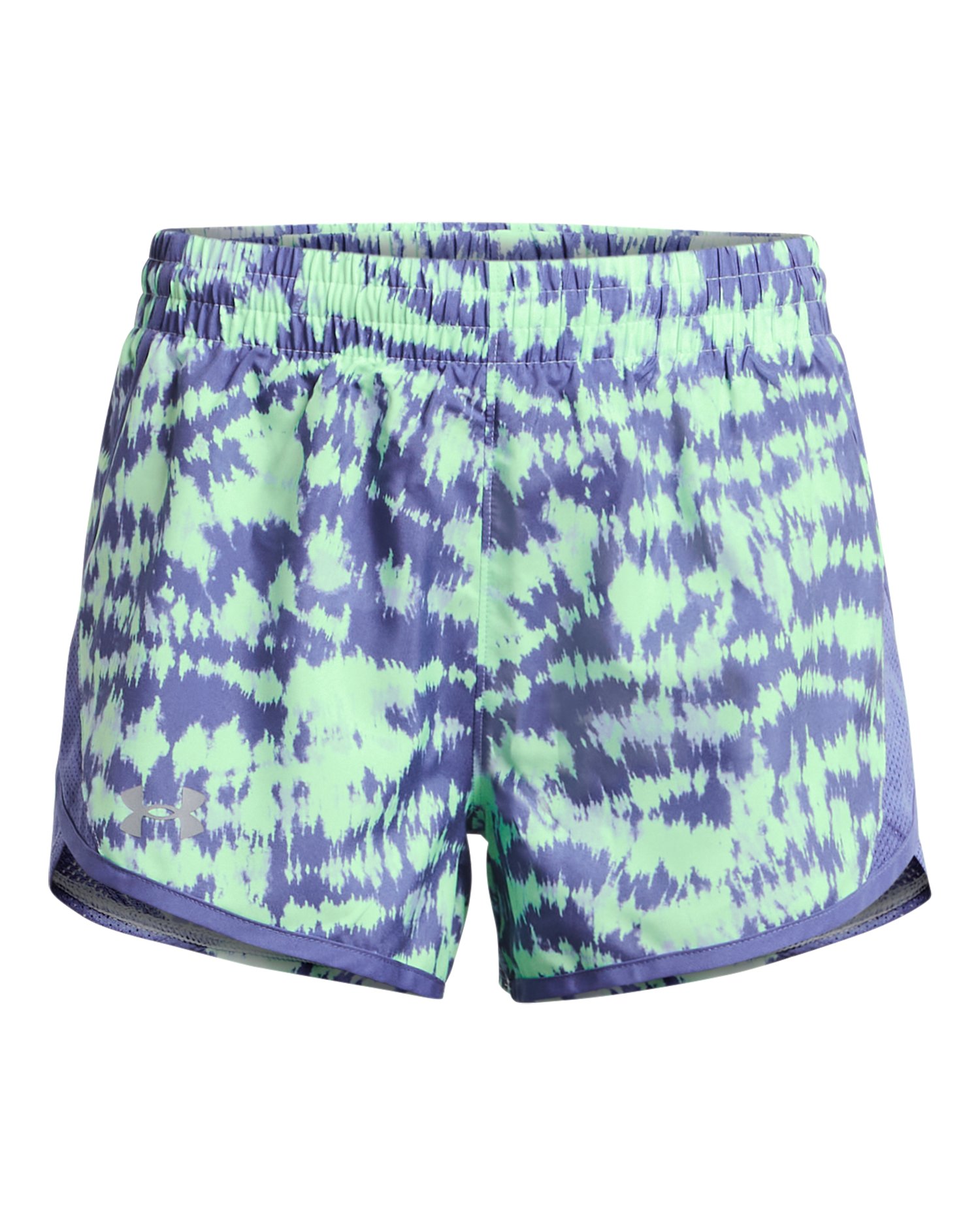 UA Fly-By Printed Girls' 3 Shorts 2