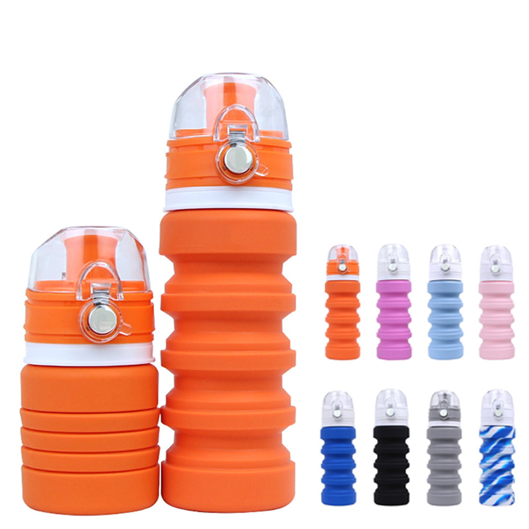 Collapsible Silicone Water Bottle