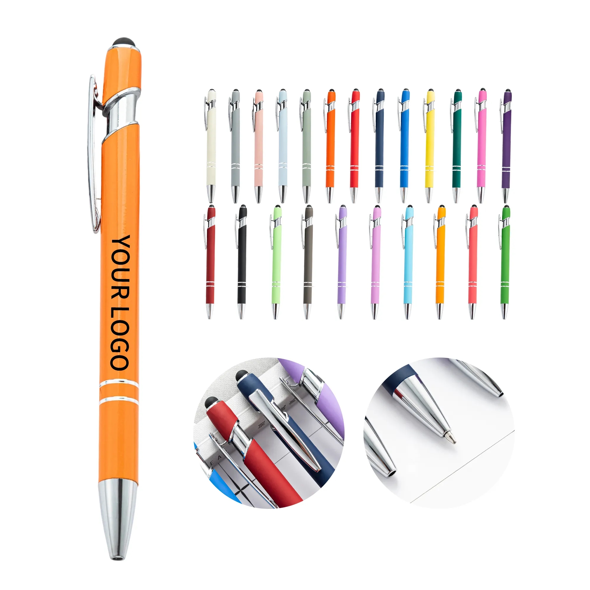 Retractable Pen with Stylus Tip for Promotions 26