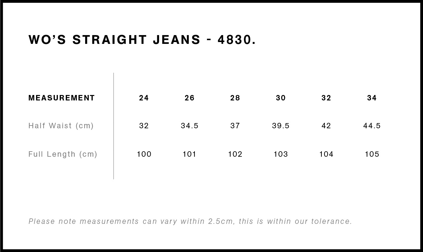 Wo's Straight Jeans | 4830 6