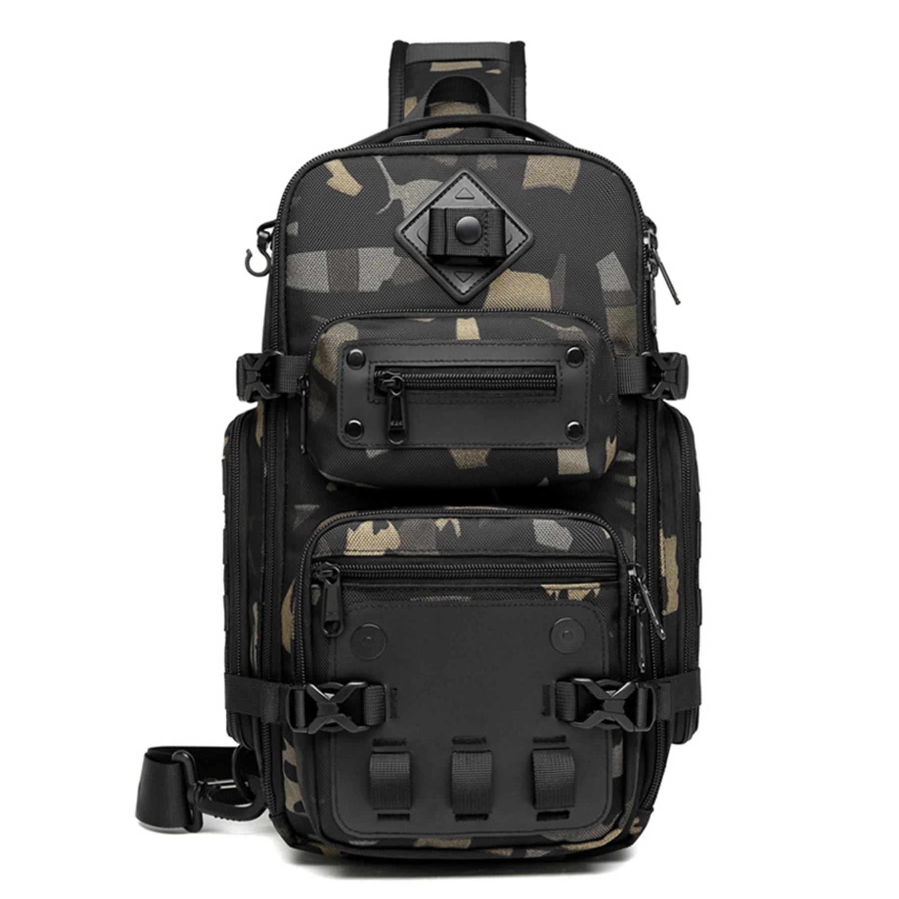 Oxford Sling Backpack Large Capacity Shoulder Crossbody Bags 7