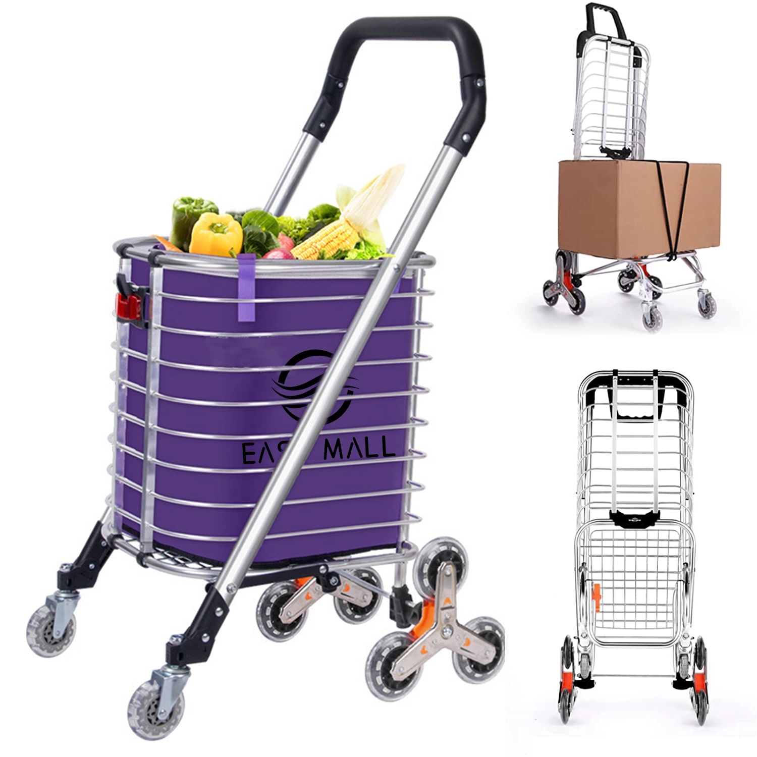 Collapsible Shopping Trolley Cart 2