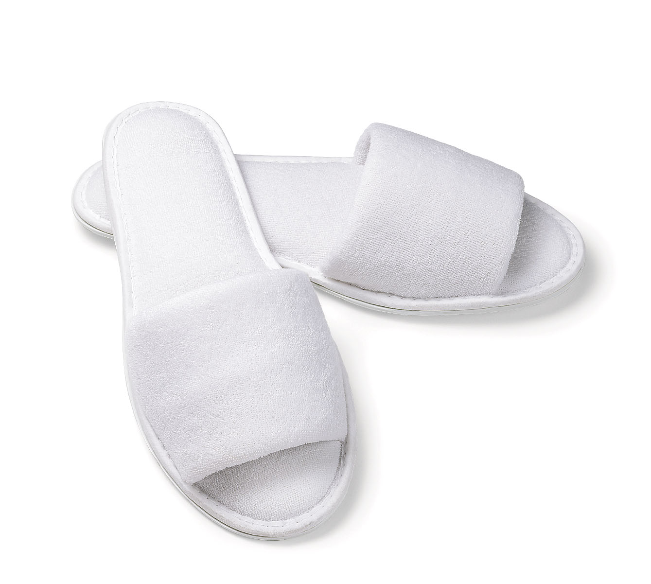 Men's Open Toe Terry Slippers 3