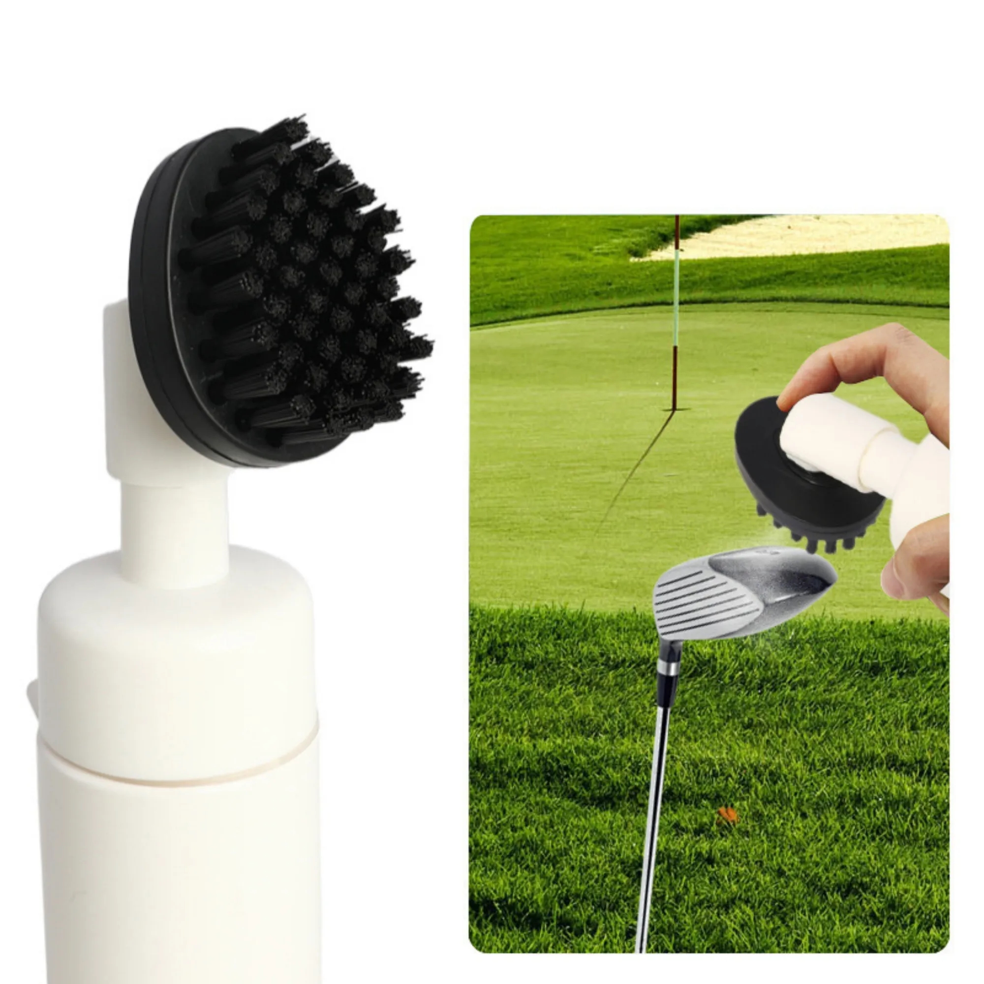 Water Spray Golf Club Scrubber for Quick Cleaning 15