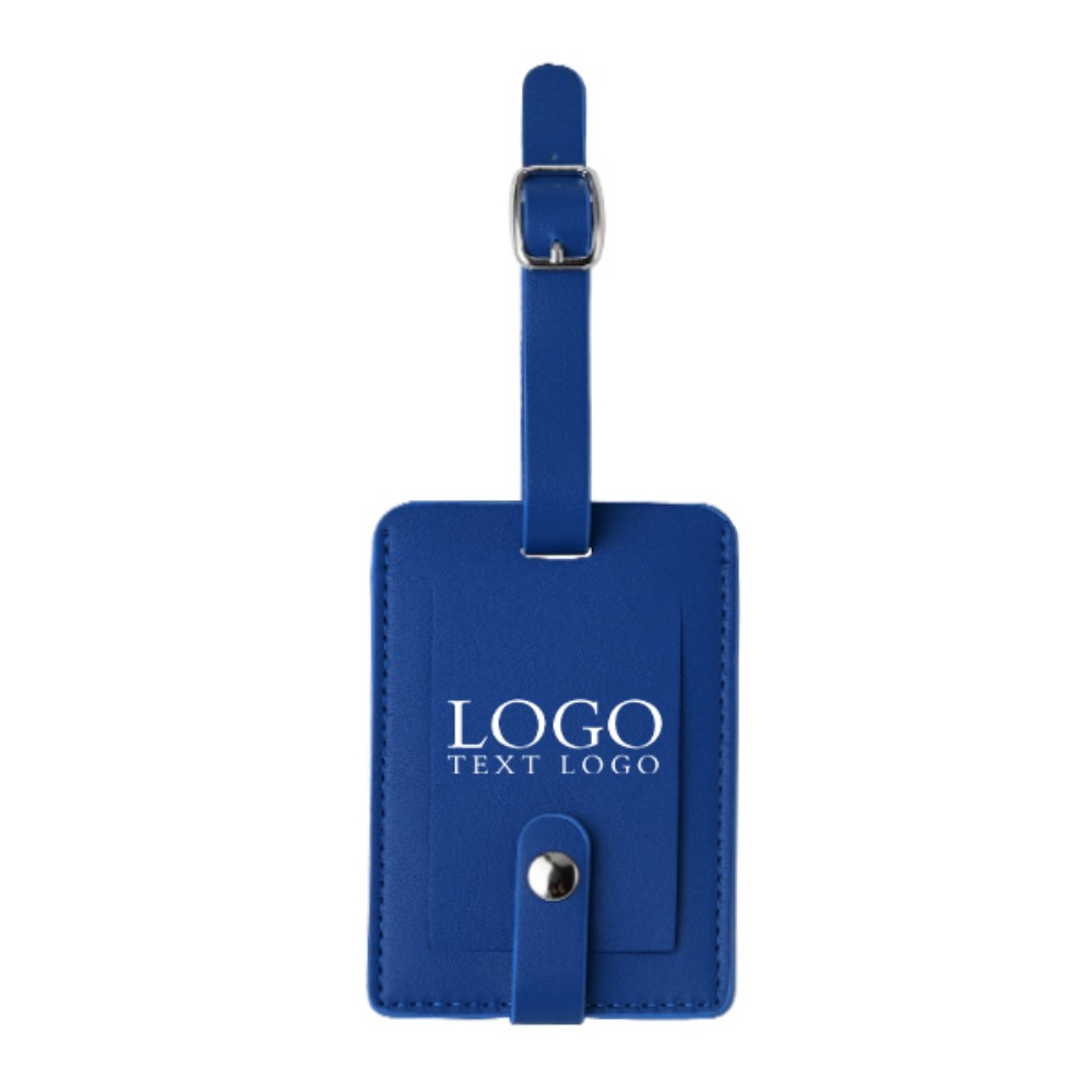 Elegant Leather Luggage Tags with A Classic Buckle Strap 6