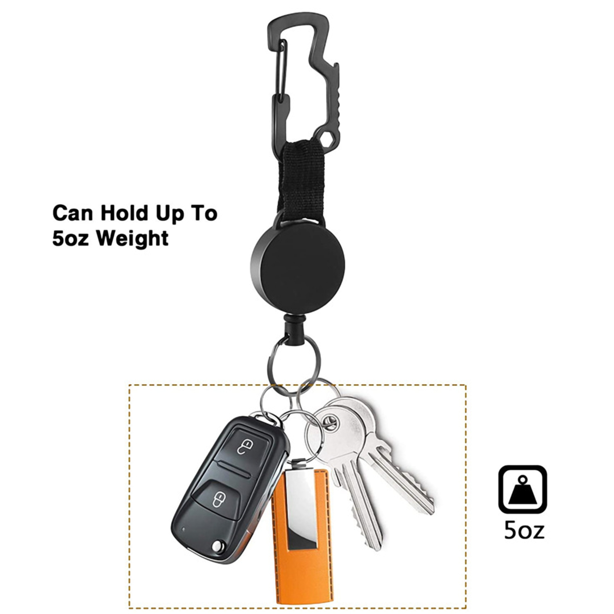 Carabiner ID Badge Reel 5