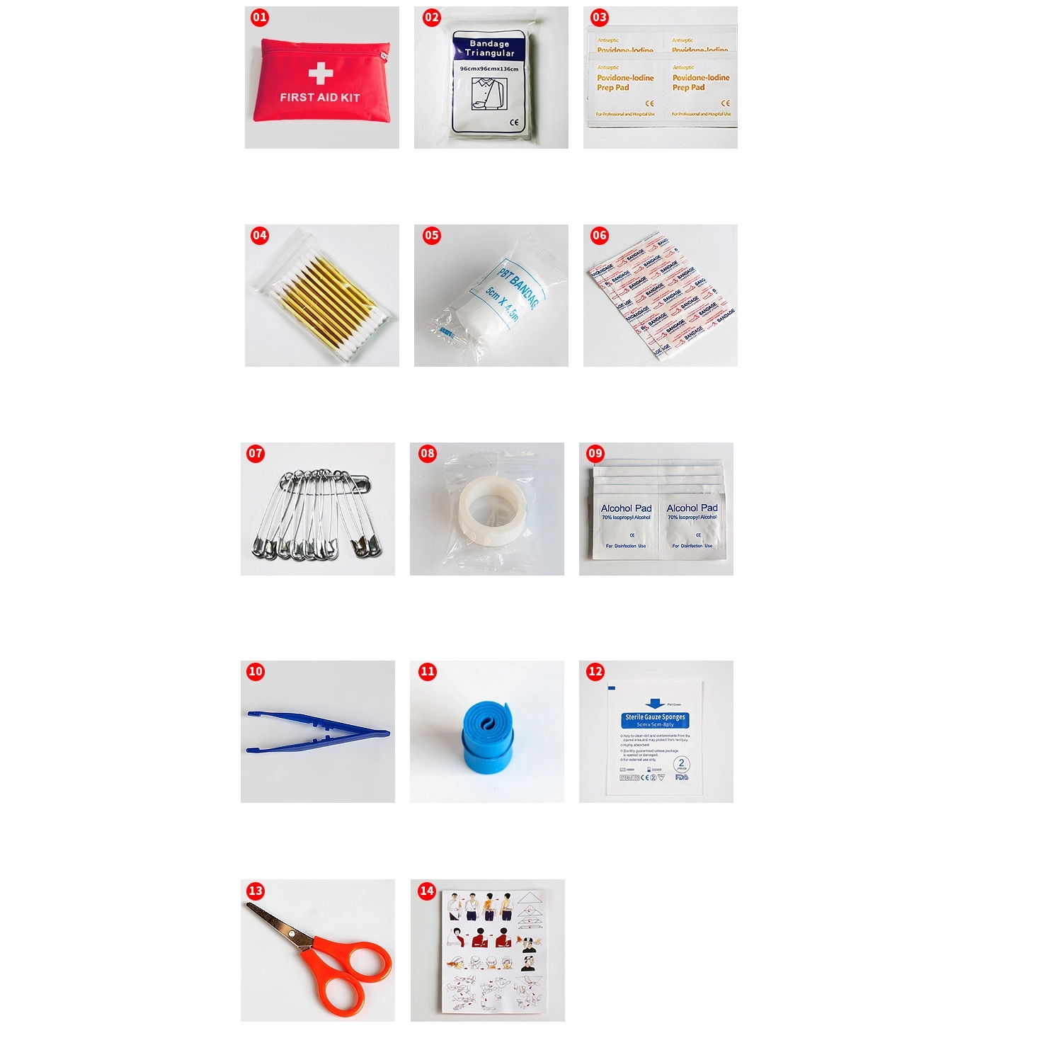 79 Pieces Pocket First Aid Kit 3