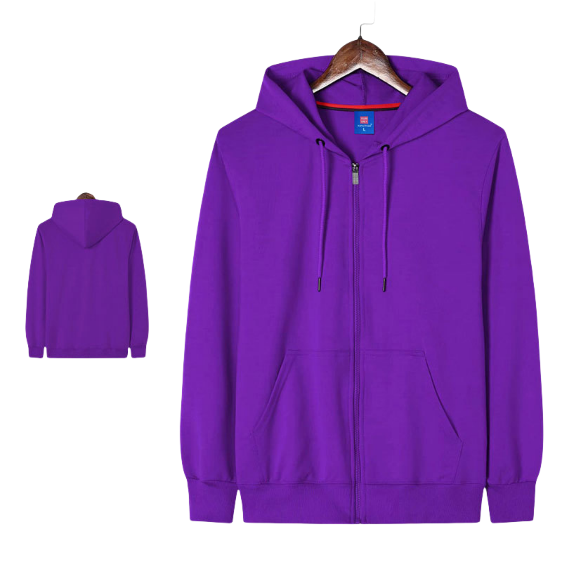 Full Zip cotton Pullover drawstring hooded Loose Fit hoodie, custom hoodie or sweatshirt with logo imprint 11