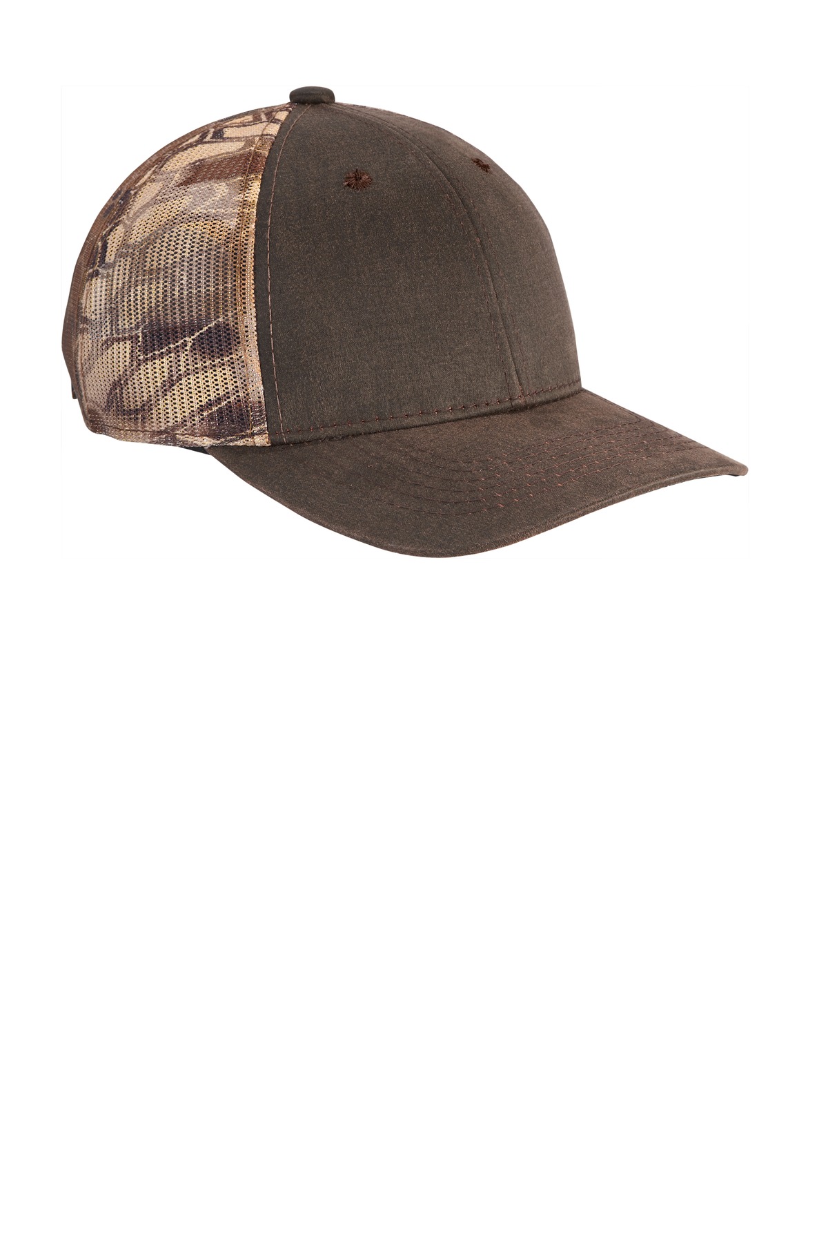 Pigment Print Camouflage Mesh Back Cap